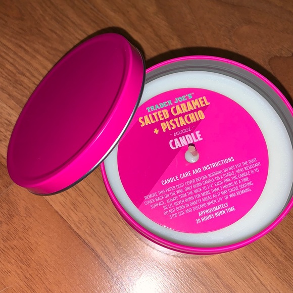 Brand New Trader Joe’s Salted Caramel & Pistachio Scented Candle - Picture 3 of 3